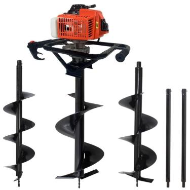 Imagem de Perfurador de Solo DPS623G 3HP 62cc com 3 Brocas e 2 Extensões 60cm Laranja