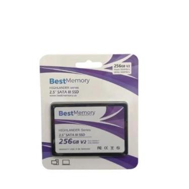 Imagem de SSD SATA III, 256GB, 2.5", Best Memory, Leitura: 535MB/s, Gravação: 43
