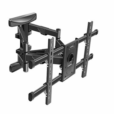 Imagem de Pkfinrd Suporte de parede para TV de plasma DYQ8 com 6 braços DYQ8 de 37 a 80 polegadas com inclinação total de movimento e suporte giratório para organizador de TV Lps