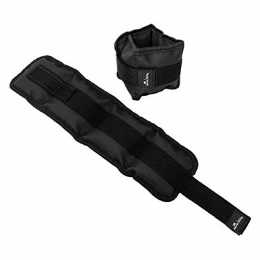 Imagem de Caneleira de Peso 0,5kg Muvin – Tornozeleira – Ajustável – Academia – Treino – Exercício – Fitness – Musculação – Fortalecimento e Tonificação dos Membros Inferiores – Resistente - Par