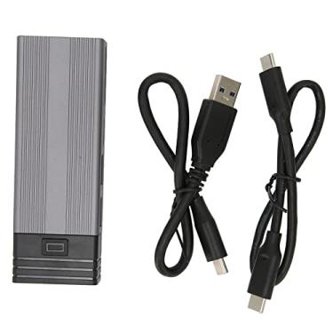 Imagem de Gabinete SSD USB C, Suporte de dissipador de calor de alumínio USB2.0 2TB Hard Drive M.2 NVME SSD Gabinete para tablets para