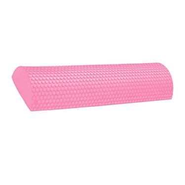Imagem de Newmind Equipamento de ioga Deep Tissue Parent High Density Half Dome Foam Roller para exercícios - Rosa 30 cm