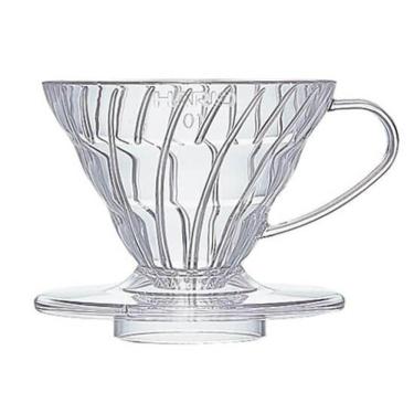 Imagem de Coador Hario V60 Acrílico Transparente Tamanho 01