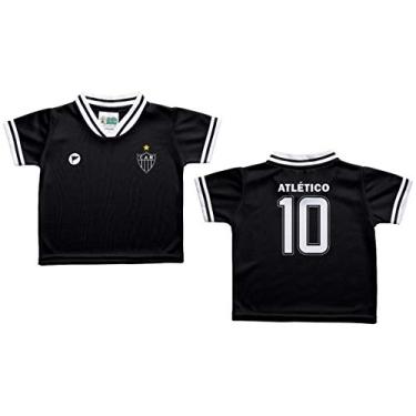 Imagem de Camiseta Bebê Atlético Mg Preta - Torcida Baby