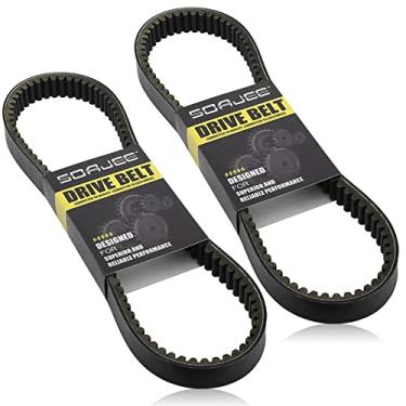 Imagem de SOAJEE Correia de transmissão 2 peças compatível com Yamaha G1 G1A G1E G3 G3A J10-46241-00-00 J10-46241-01-00 J10-46241-02-00 J17-46241-00-00 1976 1977 1978 1979 1980 1981 1982 1983 1984 1985 1986 1987 1988 1989