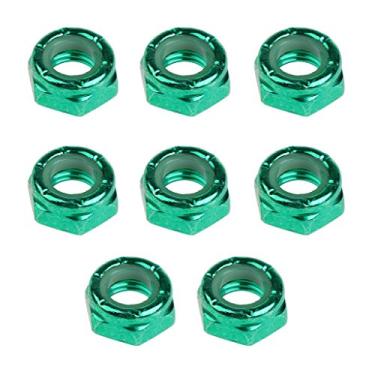 Imagem de #N/a 8 Peças de Skate Longboard Caminhões Parafuso Porcas de Montagem de Parafusos Do Eixo Ao Ar Livre - Verde