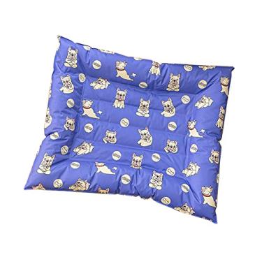 Imagem de Tapete de resfriamento para animais de estimação, almofada de tapete legal, tapete de resfriamento macio multifuncional para cães de estimação auto-refrescante confortável antiderrapante perfeito para dias quentes de verão, 004,68 * 91 cm