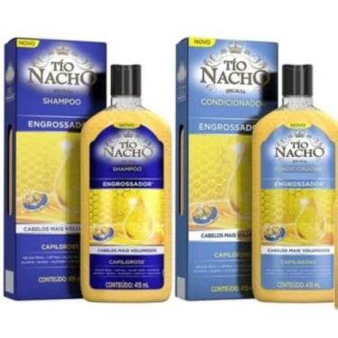 Imagem de Kit Tio Nacho Engrossador Shampoo+Condicionador 415ml Cada - Genomma