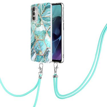 Imagem de Compatível com Motorola Moto G51 5G ultrafina à prova de choque TPU capa de silicone de borracha macia compatível com Motorola Moto G51 5G (azul, Motorola Moto G51 5G)