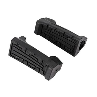 Imagem de 1 par de apoio de pés do pedal dianteiro de borracha apto para ybr 125 caoutchouc pedale ybr 125 pedais ybr 125 peg grip ybr 125 peg