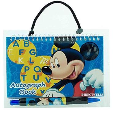 Imagem de Lembranças de festa Disney Mickey e Minnie Mouse bloco de notas - (Mickey Mouse ABC com caneta)