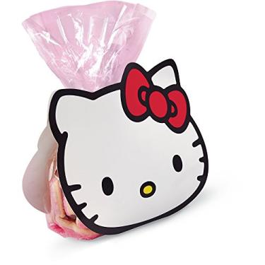Imagem de Wilton Kit de bolsa de petisco Hello Kitty faz 4, transparente