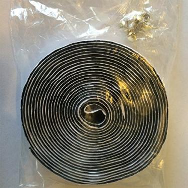 Imagem de Gancho de substituição de porta de tela magnética e vedação de laço com pregos