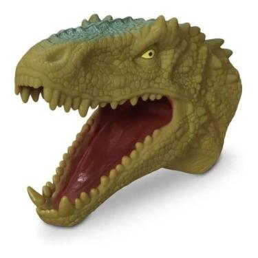 Imagem de Brinquedo Infantil Fantoche Dinossauro Tirano Rex Adijomar