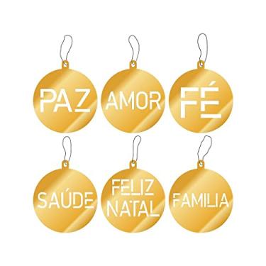 Imagem de Enfeites Árvore de Natal - Palavras Positivas