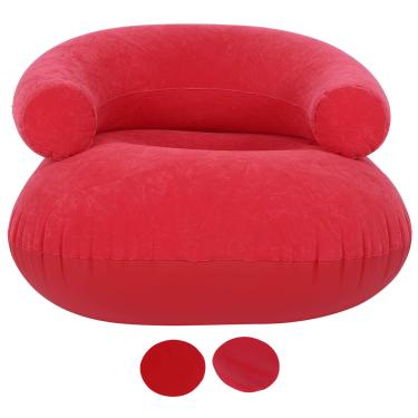 Imagem de Cadeira de sofá inflável (com braços) sala de estar ao ar livre sofá super macio saco de feijão cadeira sala de estar quarto móveis ao ar livre suprimentos