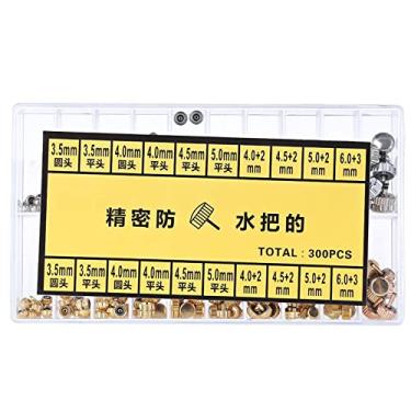 Imagem de TECKEEN 10 tamanhos diferentes (3,5 a 6,0 mm) conjunto de ferramentas de substituição com anéis circulares à prova d'água com haste de relógio de ouro e prata mista