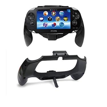 Imagem de 2Pcs Gamepad Handlebar Handgrip Bracket for PS VITA Fine Workmanship Hard Plastic(Black) [video game]