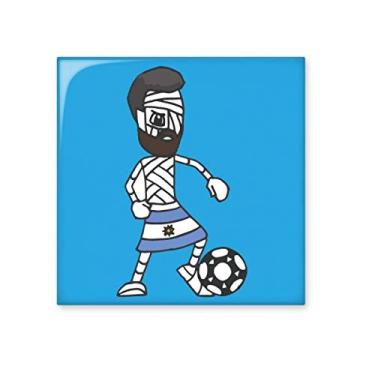 Imagem de Argentina múmia futebol esportivo azulejo de cerâmica brilhante decalque pedra adornada tijolo vitrificado