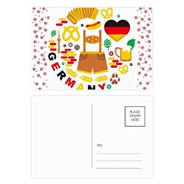 Imagem de Cartão postal da Alemanha com a bandeira da alfândega, cultura, Natal, Natal, celebração, cartão postal