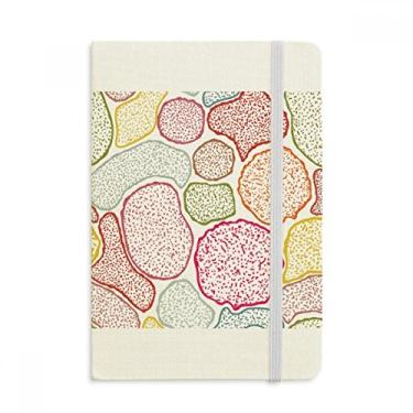 Imagem de Caderno biológico colorido com estrutura de células de microscópio, capa dura, diário clássico A5