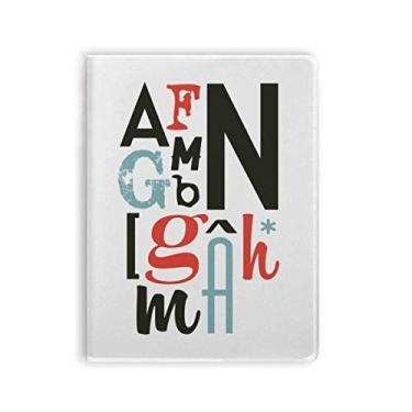 Imagem de Caderno de anotações escritas à mão com citação elegante da Alphabets