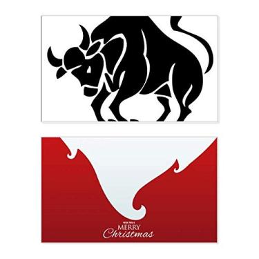 Imagem de Constellation Taurus Signo do Zodíaco Holiday Holiday Merry Christmas Congrats Card Christmas Letter Message