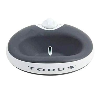 Imagem de Bebedouro Térmico Automático 1 Litro Água Filtrada Torus Cães Gatos (Cinza)