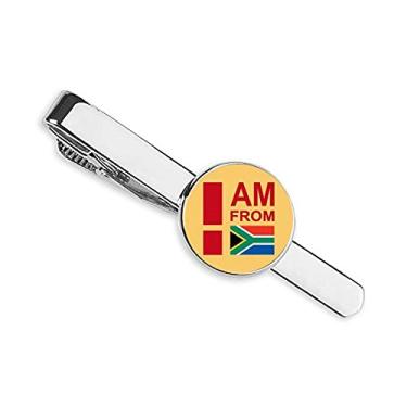 Imagem de Clipe de gravata I Am From South Africa para presente de homem de negócios