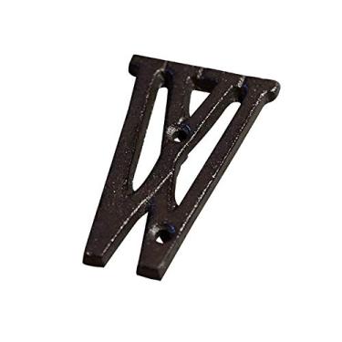 Imagem de Número de placa de casa flutuante 3D de 7,6 cm, letra do alfabeto de metal número A a Z, placa personalizada de 0 a 9 para placa de porta personalizada caixa de correio de rua, metal de ferro fundido, montagem de parafuso, antiferrugem