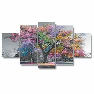 Imagem de Quadros Decorativos Arvore Vida Botanico Sala Quarto Colorida