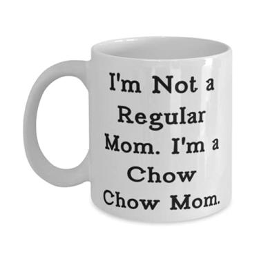 Imagem de Caneca I'm Not a Regular Mom I'm a Chow Chow Mom Chow Chow Dog 325 ml, Caneca Love Chow Chow para amantes de animais de estimação