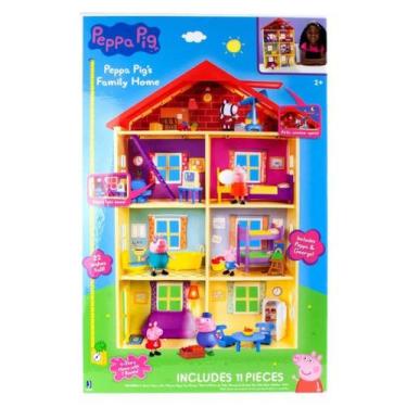 Casa Surpresa da Peppa Pig - Figura Surpresa - Telhado Rosa sunny  brinquedos em Promoção na Americanas