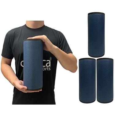 Imagem de Kit 3 Rolos Massagem Liberação Miofascial 30x12cm Azul Marinho DF1068 Dafoca Sports