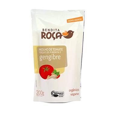 Imagem de Molho de Tomate com Pimenta e Gengibre Orgânico Bendita Roça 200g