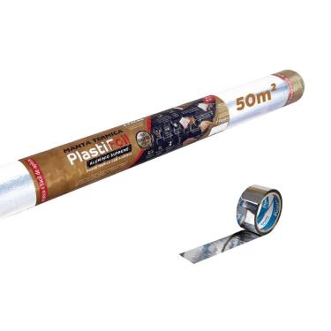 Imagem de Manta Termica Premium Supreme Aluminio Dupla Face Rolo 50M2 