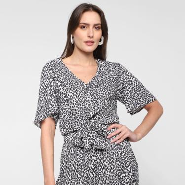 Imagem de Blusa Morena Rosa Floral com Amarração Feminina-Feminino