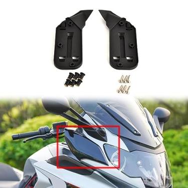 Imagem de Panical Kit de suporte de flanco para BMW K1600B K1600GT K1600GT K1600GTL K1600GTL K1600BGA 2011-2023 preto