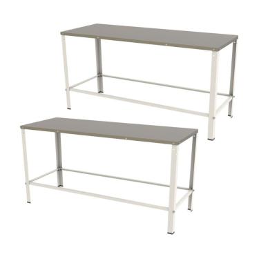 Imagem de Kit - 2 Mesa Panificadora Desmontável 600x870x1600 Mbr-015 - Braesi