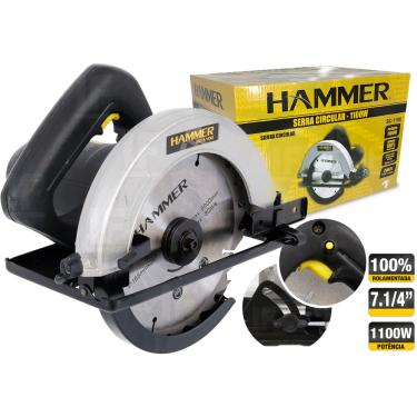 Imagem de Serra Circular Hammer - 1100W - 110V - Gysc1100_110