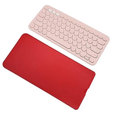 Imagem de Capa de Teclado à Prova D'água Com Proteção de Cabeça para K380, Fina e Portátil (Vermelho e amarelo)