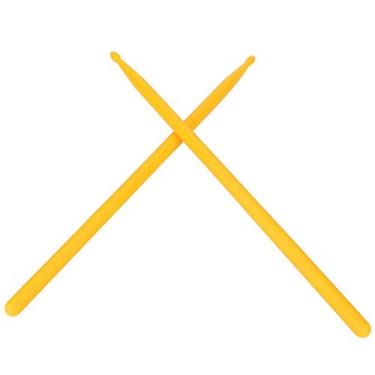 Imagem de Baquetas, baquetas coloridas, profissionais para iniciantes tocando praticando(Amarelo)