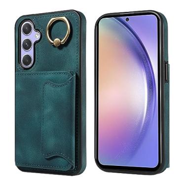 Imagem de Capa protetora para telefone Compatible with Samsung Galaxy A54 5G Case with Card Holder,Wallet Case Premium Leather Protective Back Cover TPU Bumper Drop Protective Covers Shockproof Protective Cover