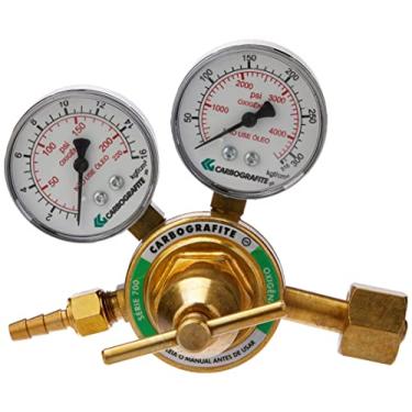Imagem de CARBOGRAFITE Regulador De Pressão Série 700 Oxigênio Carbografite 010403010 Prata