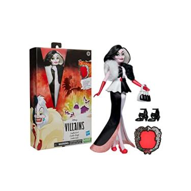 Imagem de Disney Princess Figura Villains Boneca de 28 cm com Roupas Removíveis - Cruela de Vil - F4563 - Hasbro, Multicolorido