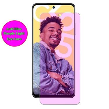 Imagem de Compatible For Realme C55 C53 Anti Blue Purple Light Ray Eye Care Tempered Glass 9H Premium Screen Protector Explosion-Proof Film Toughened Guard (5 Packs,C53)