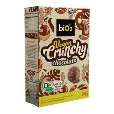 Imagem de Cereal Orgânico Sem Glúten Vegan Crunchy Chocolate 200G  Bio2