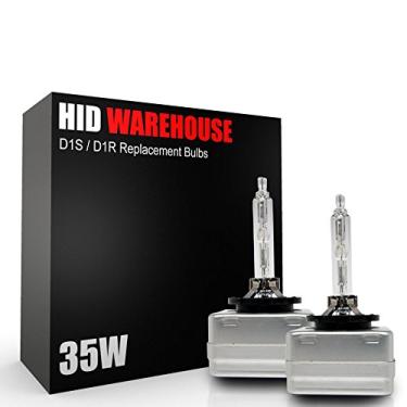 Imagem de HID-Warehouse Lâmpadas de substituição AC HID Xenon - D1S / D1R / D1C - 4300K luz do dia (1 par) (base de metal)