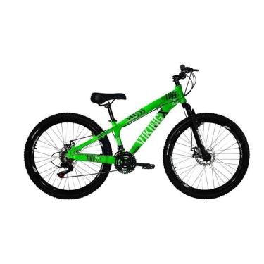 Imagem de Bicicleta Viking x Tuff25/30 Aro 26 Freio Disco 21V Cambios Importados Verde Neon