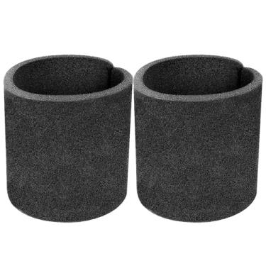 Imagem de HASMX Pacote com 2 capas de filtro de espuma para aspirador de pó seco úmido Shop Vac QS60A, QS30A, QS20A, QPV10.5B, QPV10.5, QPS20, 5015, 3332.5A, 3150, 2015A, 2010A substitui peça número 9058500 90 585-0 0